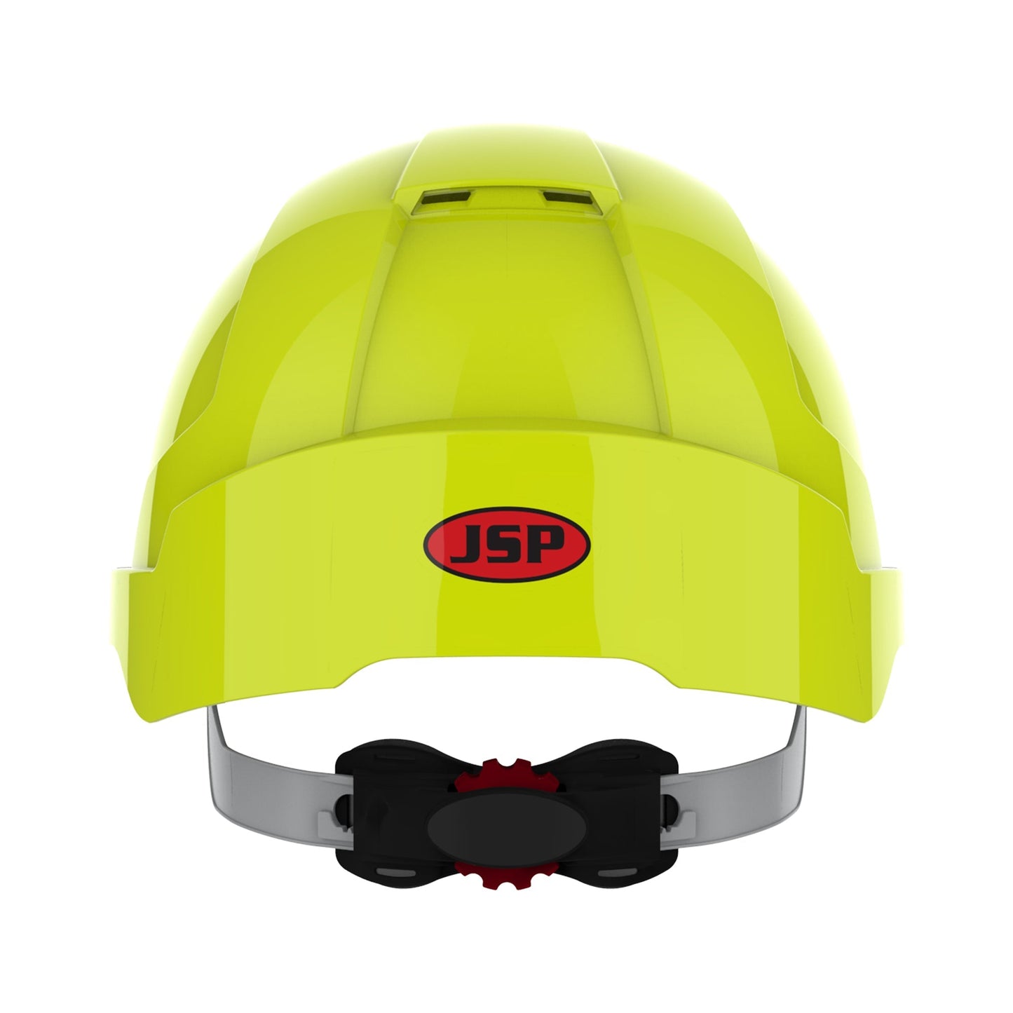 JSP EVOLite Safety Helmet Vented High-Visibility Yellow Wheel Ratchet 300g