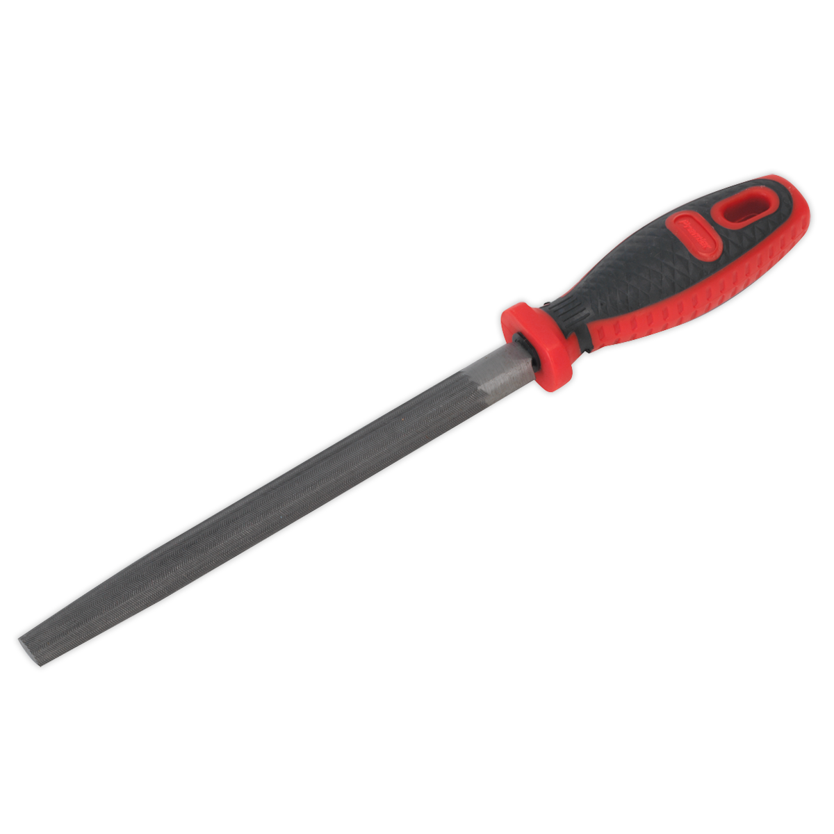 Sealey Half-Round Engineer's File 200mm Double Cut Coarse with Comfort Grip