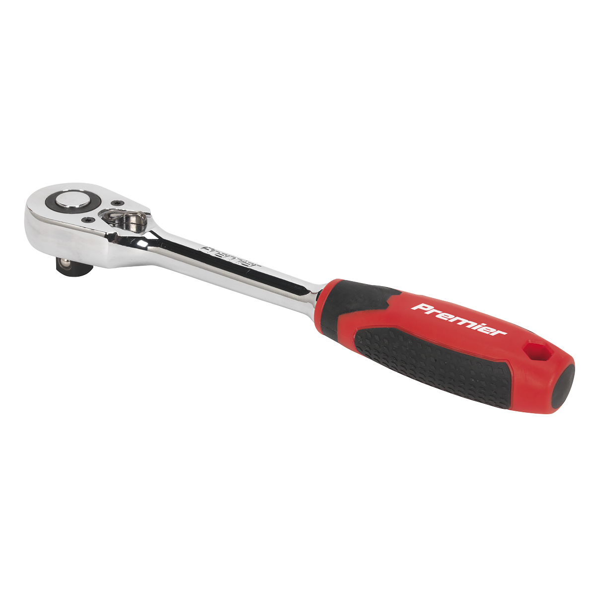 Sealey 1/2" Drive Ratchet Wrench Pear-Head Flip Reverse Chrome Vanadium