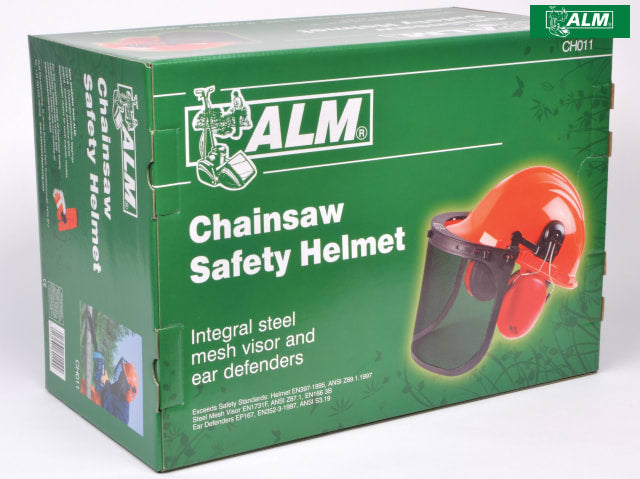 ALM Manufacturing CH011 Chainsaw Safety Helmet with Ear Defenders & Visor