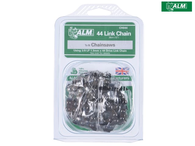 ALM Manufacturing CH044 Chainsaw Chain 3/8" 44 Links 1.3mm for 30cm Bars
