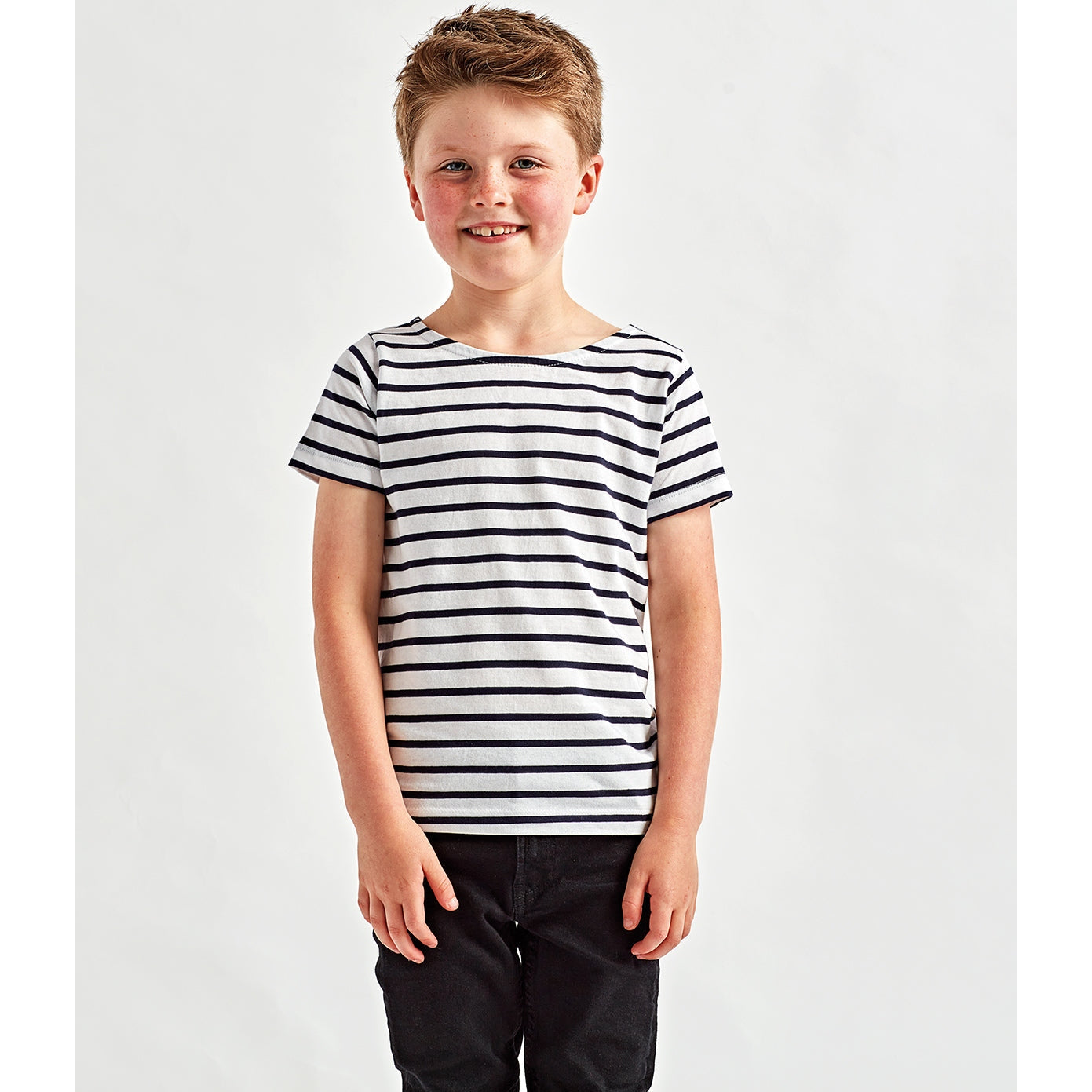 Asquith & Fox Kids Breton Striped T-Shirt Short Sleeve