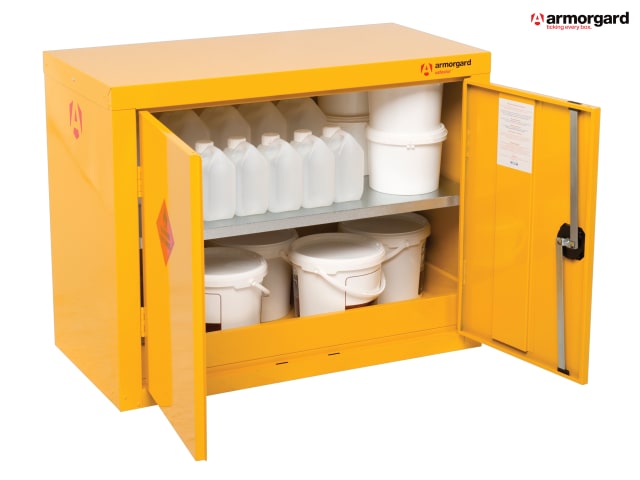Armorgard HFC1 SafeStor Hazardous Floor Cupboard 900x465x700mm Fire Resistant