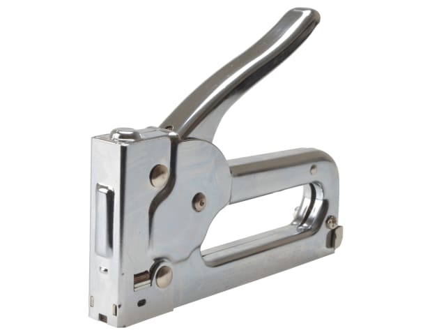 Arrow JT21C Chrome Staple Gun Tacker Lightweight Compact DIY All-Steel 6-10mm