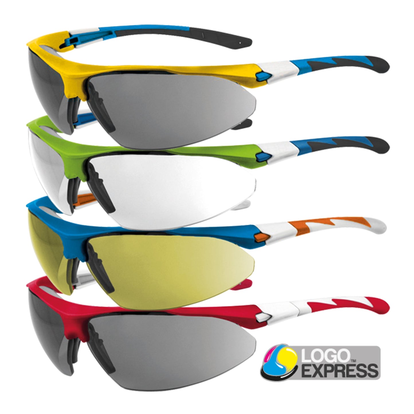 JSP Stealth 9000 Safety Specs Smoke Lens Lightweight Adjustable Nose Piece