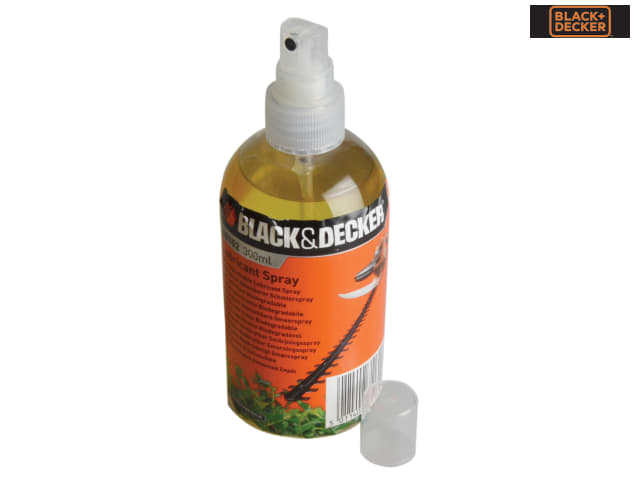 BLACK + DECKER A6102 Hedge Trimmer Oil Spray 300ml Biodegradable Formula
