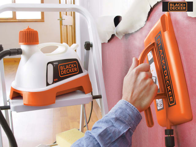 BLACK + DECKER KX3300T Wallpaper Stripper 2400W 4L Steam Plate 60min Run Time