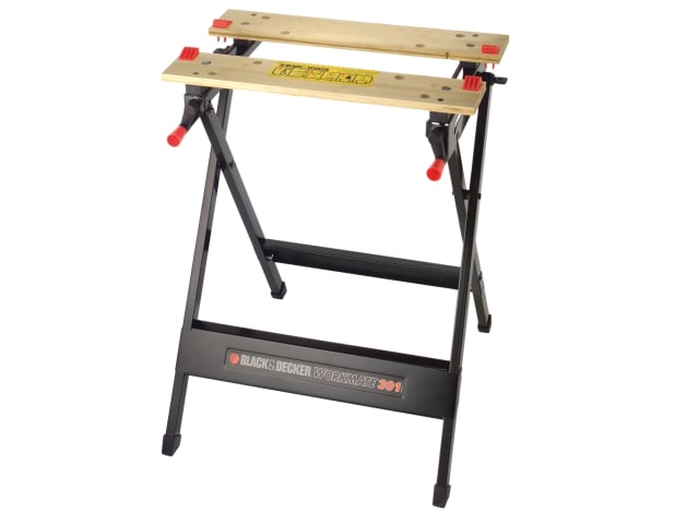 BLACK + DECKER WM301 Workmate Bench Folding Steel Frame + Clamping Versatility