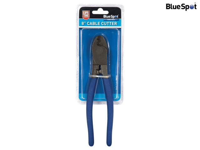 BlueSpot Tools 200mm Cable Cutters Heat Treated Steel PVC Grip Handles