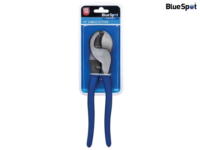 BlueSpot Tools 250mm Cable Cutters Heat Treated Steel PVC Dipped Handles