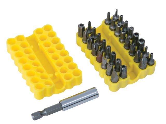 BlueSpot 33 Piece Security Bit Set Chrome Vanadium with Carrying Case
