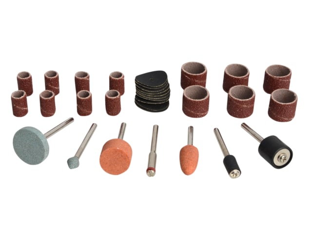 BlueSpot 31 Piece Sanding and Grinding Accessory Kit with Discs and Stones
