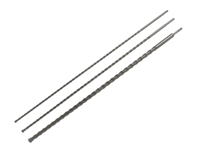 BlueSpot Tools 3 Piece SDS Plus Drill Bit Set 1000mm 12mm 16mm 24mm