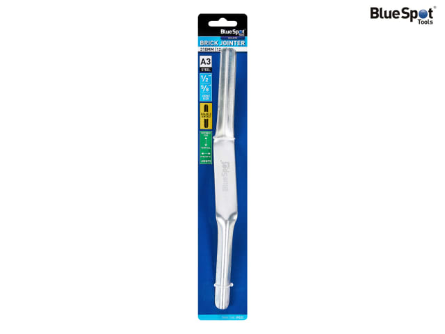 BlueSpot Tools Brick Jointer 1/2in 5/8in A3 Steel Double Ended 310mm Durable
