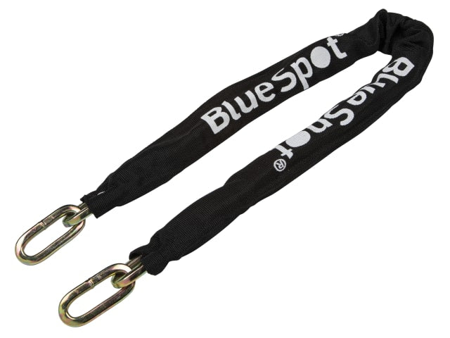 BlueSpot Tools 3ft Square Link Chain 8mm Hardened Steel with Nylon Sheath