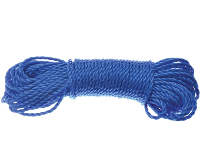 BlueSpot Tools 7mm x 30m Soft Poly Rope Durable Strong Utility Rope