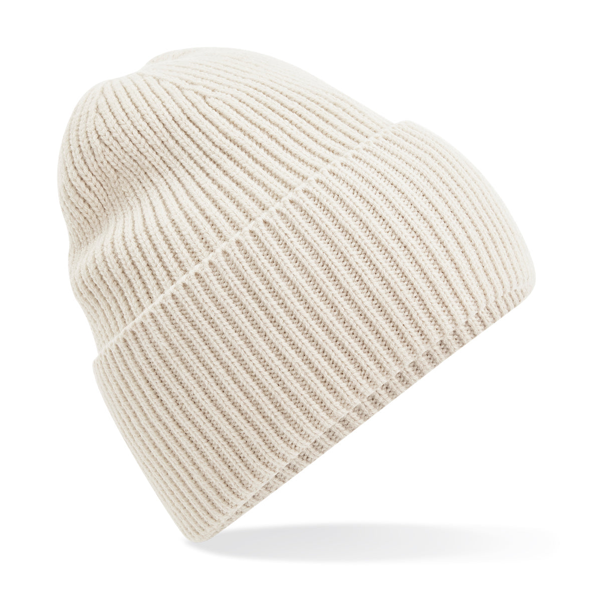 Beechfield Oversized Cuffed Beanie Soft Ribbed Knit Eco-Friendly Design