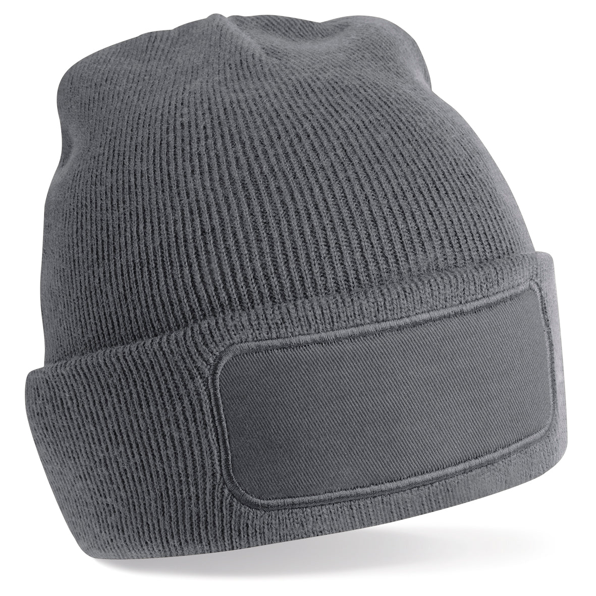Beechfield Recycled Beanie B445R 100% rPET Double Layer Knit with Patch