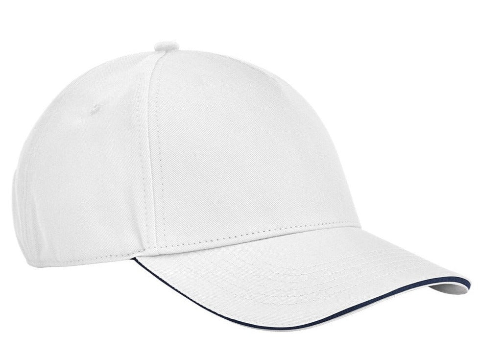 Beechfield Earthaware Classic Organic Cotton 5-Panel Cap Sandwich Peak