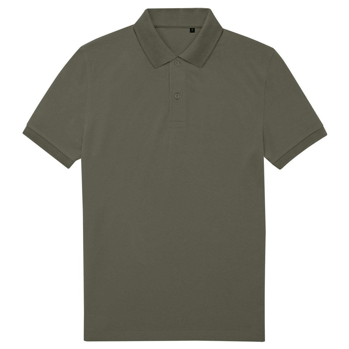 B&C My Eco Polo 65/35 Camo Green RCS Recycled Polyester Better Cotton
