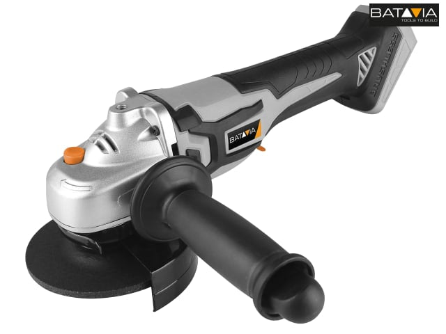 Batavia MAXXPACK 18V Brushless Angle Grinder Bare Unit 115mm Disc Ergonomic