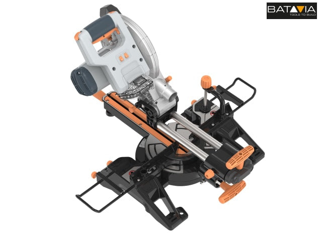 Batavia MAXXPACK 18V Cordless Sliding Mitre Saw 216mm Bare Unit with Laser