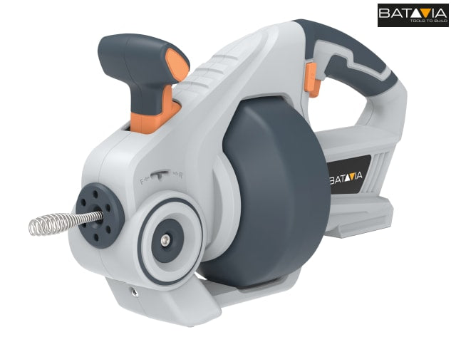 Batavia MAXXPACK Cordless Drain Auger 18V 6.8m Unblocking Spring LED Light