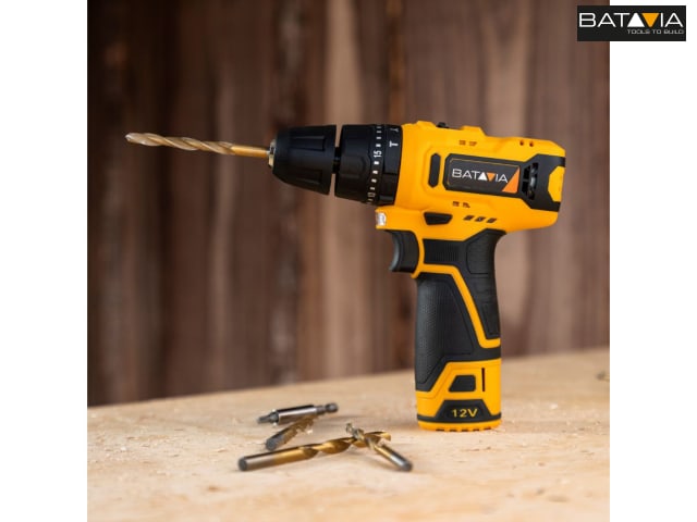 Batavia FIXXPACK 12V Combi Drill Bare Unit with LED Light & Adjustable Torque