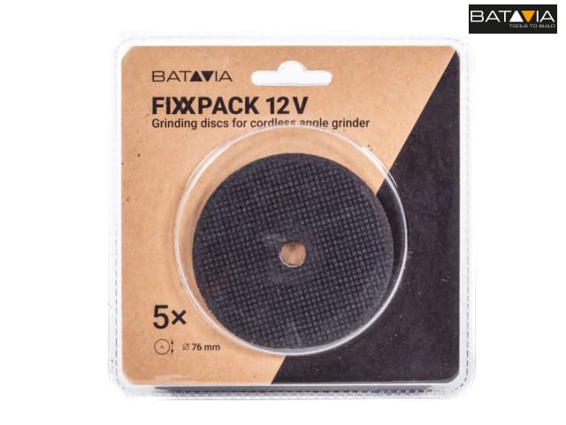 Batavia 76mm Grinding Discs 5 Pack for FIXXPACK Angle Grinder BAT7064219