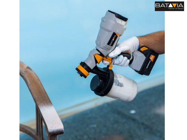 Batavia MAXXPACK 18V Paint Sprayer Bare Unit 900ml Tank Adjustable Flow Rate