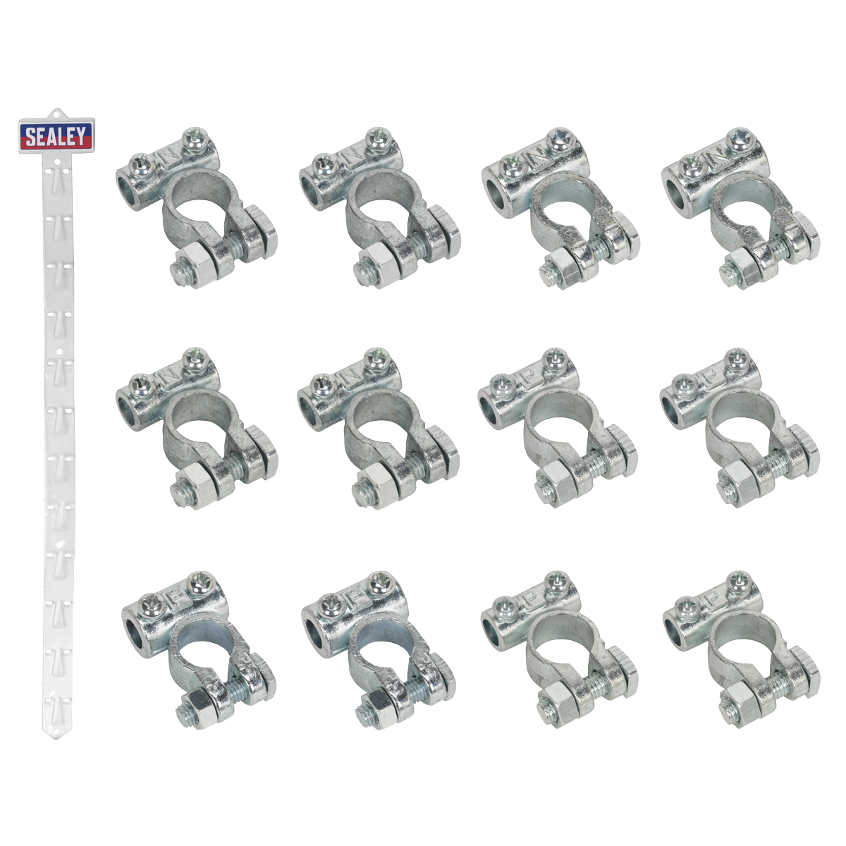 Sealey Battery Terminals Clip Strip Deal 12V 24V Light Medium Heavy Duty