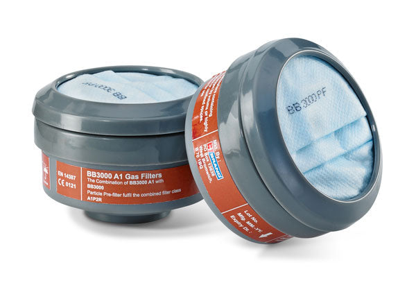 Beeswift A1P2 Filters Pair for BB3000 Respirator Organic Vapour & Dust