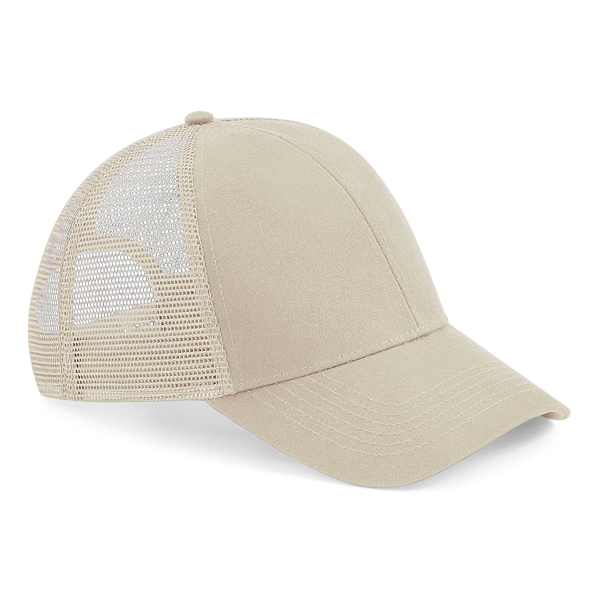 Beechfield Organic Cotton Trucker Cap Eco-Friendly Snapback Adjustable 6-Panel