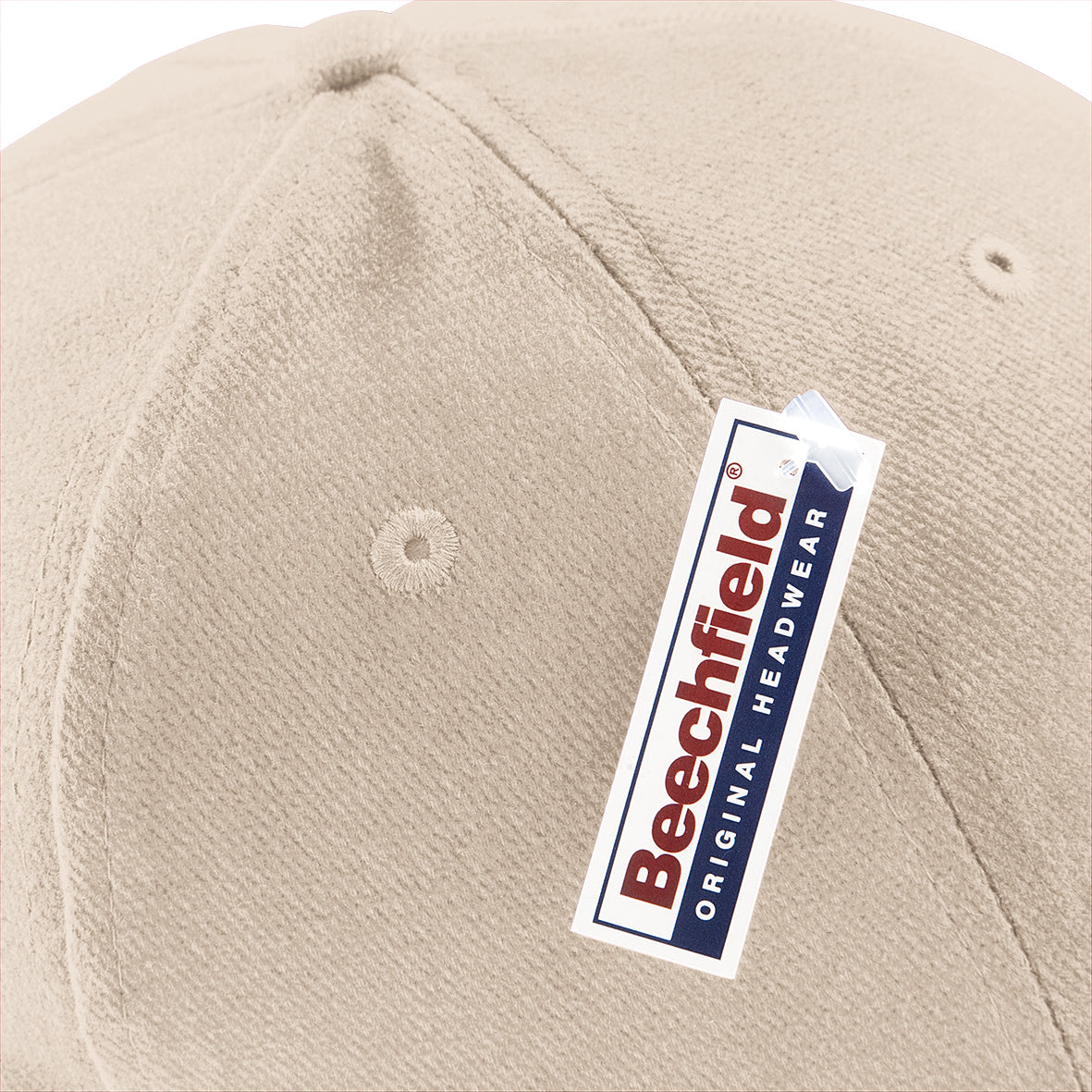 Beechfield Pro-Style Heavy Brushed Cotton Cap with Self-Fabric Strap and Buckle