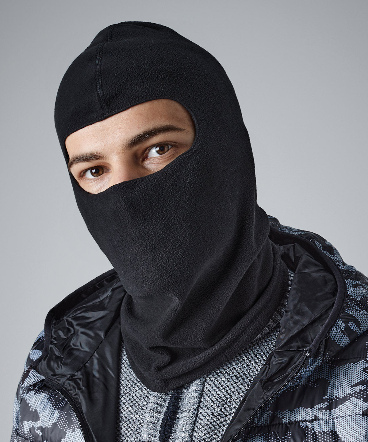 Beechfield Microfleece Balaclava Lightweight Ultra Thermal Open Face Comfort