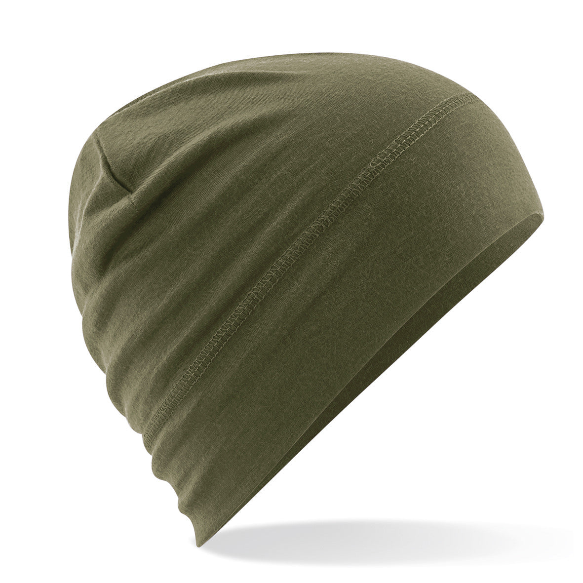Beechfield Merino Beanie 100% Wool Breathable Warm Double Layered Cuff