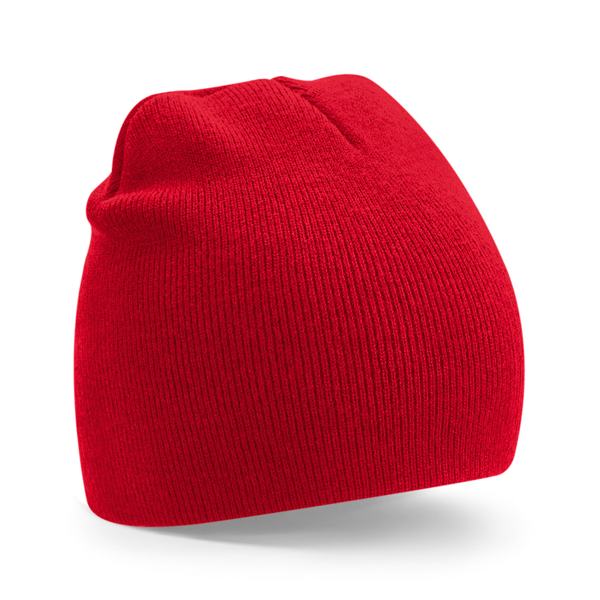Beechfield Recycled Pull-On Beanie 100% GRS Eco-Friendly Double Layer Knit