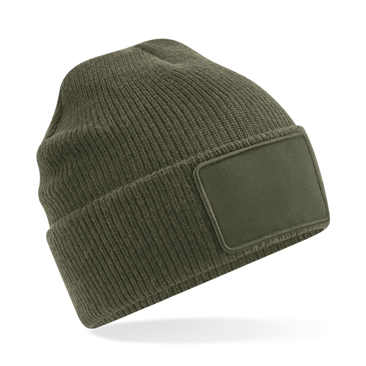 Beechfield Thinsulate Beanie with Removable Patch Double Layer Warm Hat