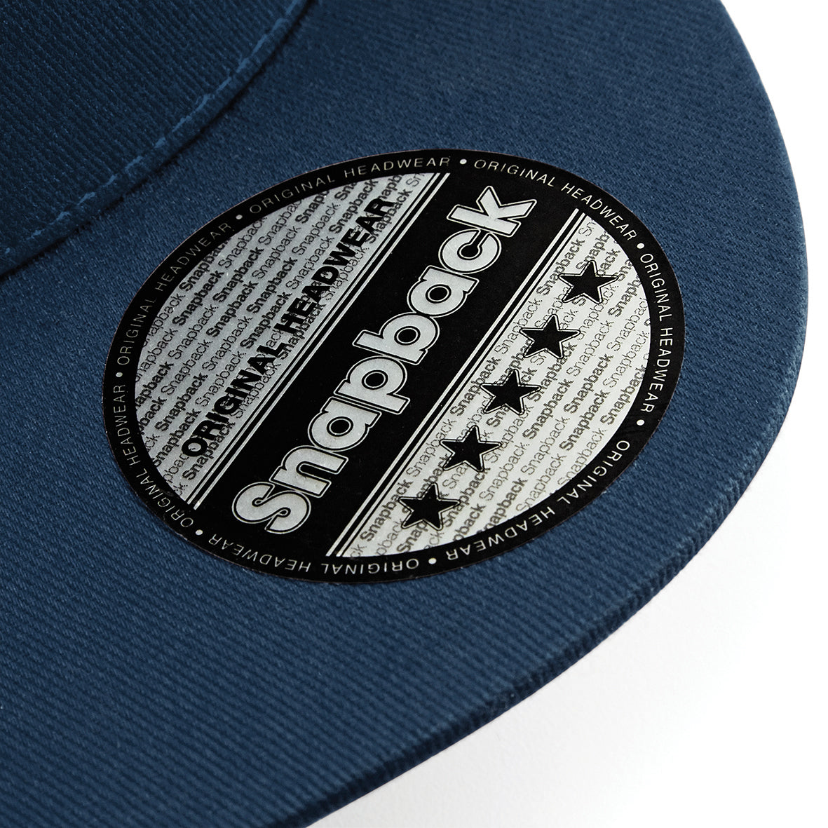 Beechfield 5-Panel Snapback Cap Retro Flat Peak Adjustable Size Rapper Style