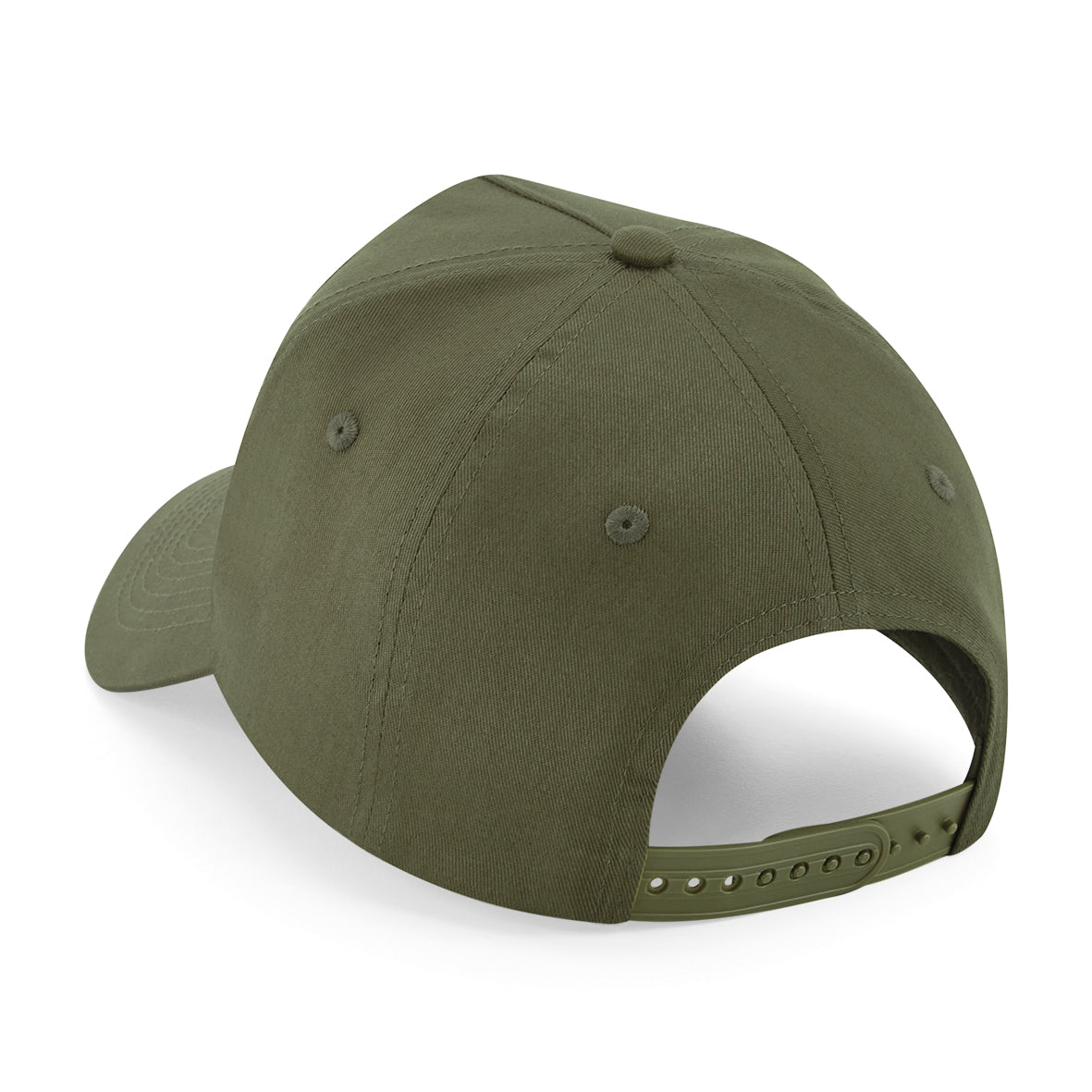 Beechfield 5-Panel Cap with Removable Patch Cotton Twill Snapback Adjustable