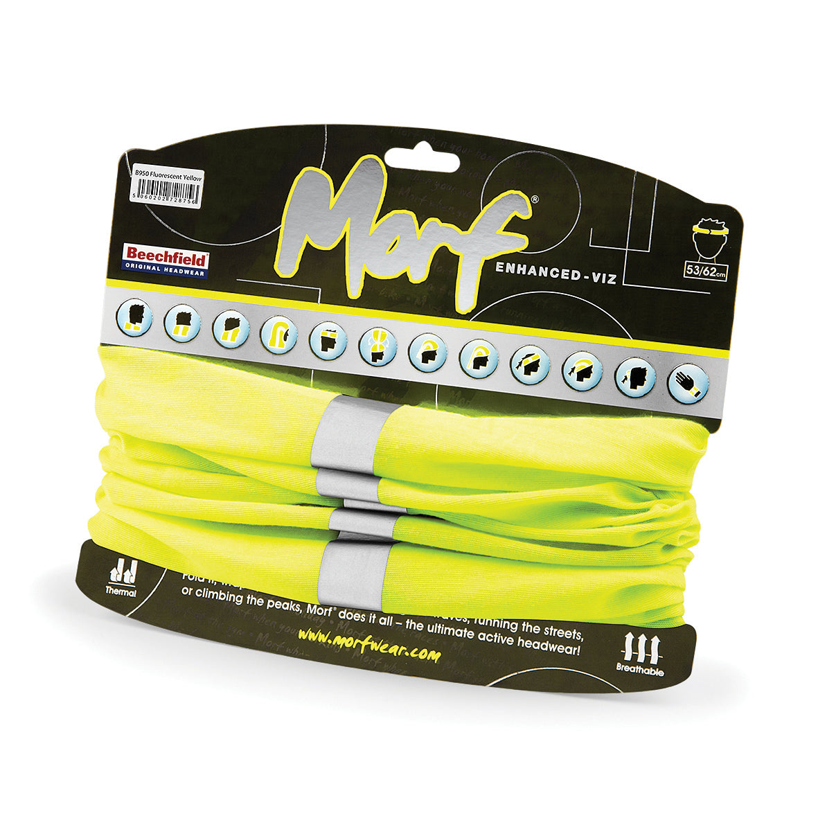 Beechfield Morf Enhanced-Viz Reflective Multi-Purpose Seamless Scarf