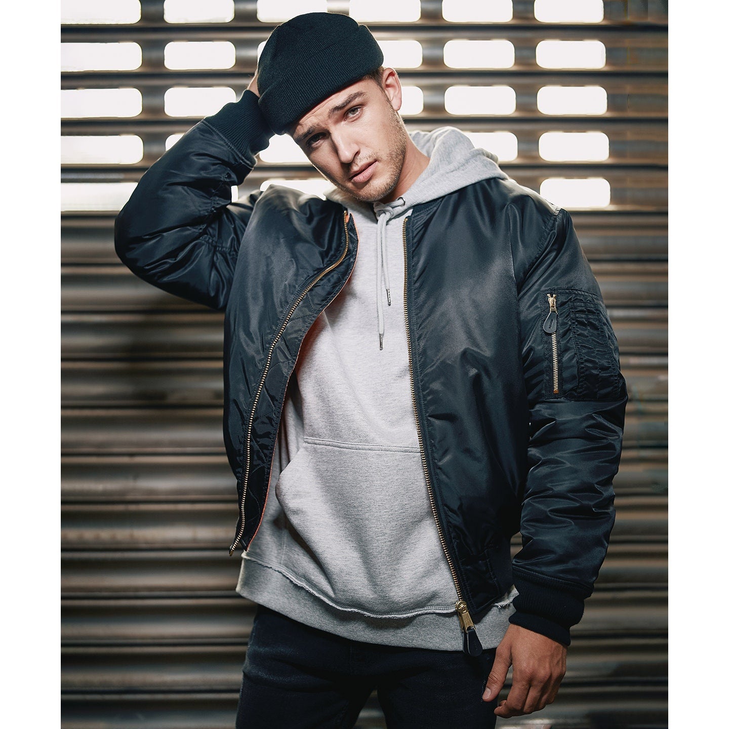Brandit MA1 Bomber Jacket Wind Water-Repellent Nylon Classic Blouson S-2XL