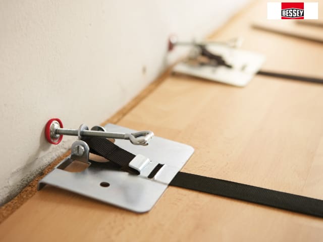 Bessey SVH400 Strap Flooring Tool for Parquet Laminate Wood 4m Length 25mm