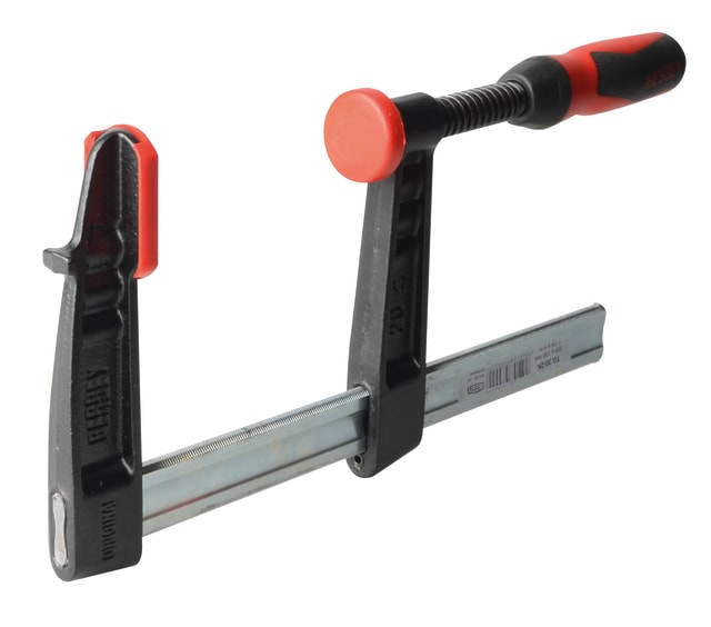 Bessey TG20-2K Malleable Cast Iron Screw Clamp 200mm Capacity Anti-Slip System