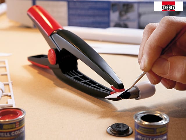 Bessey Clippix XCL Spring Clamp 55mm Ergonomic Handles Lightweight Non-Marking