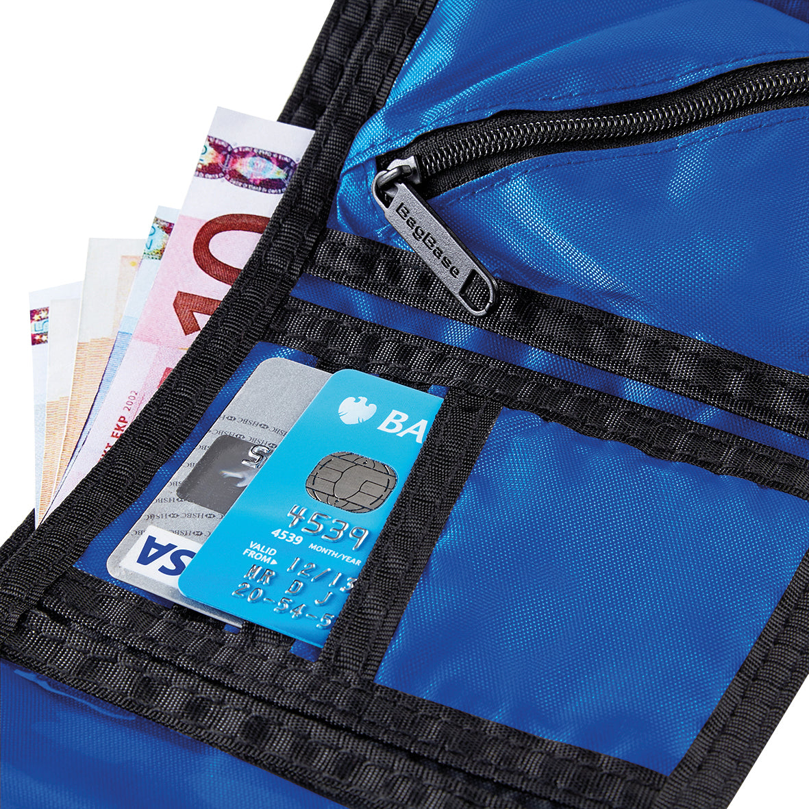 Bagbase Ripper Wallet with Expandable Coin Pocket and Clear ID Window