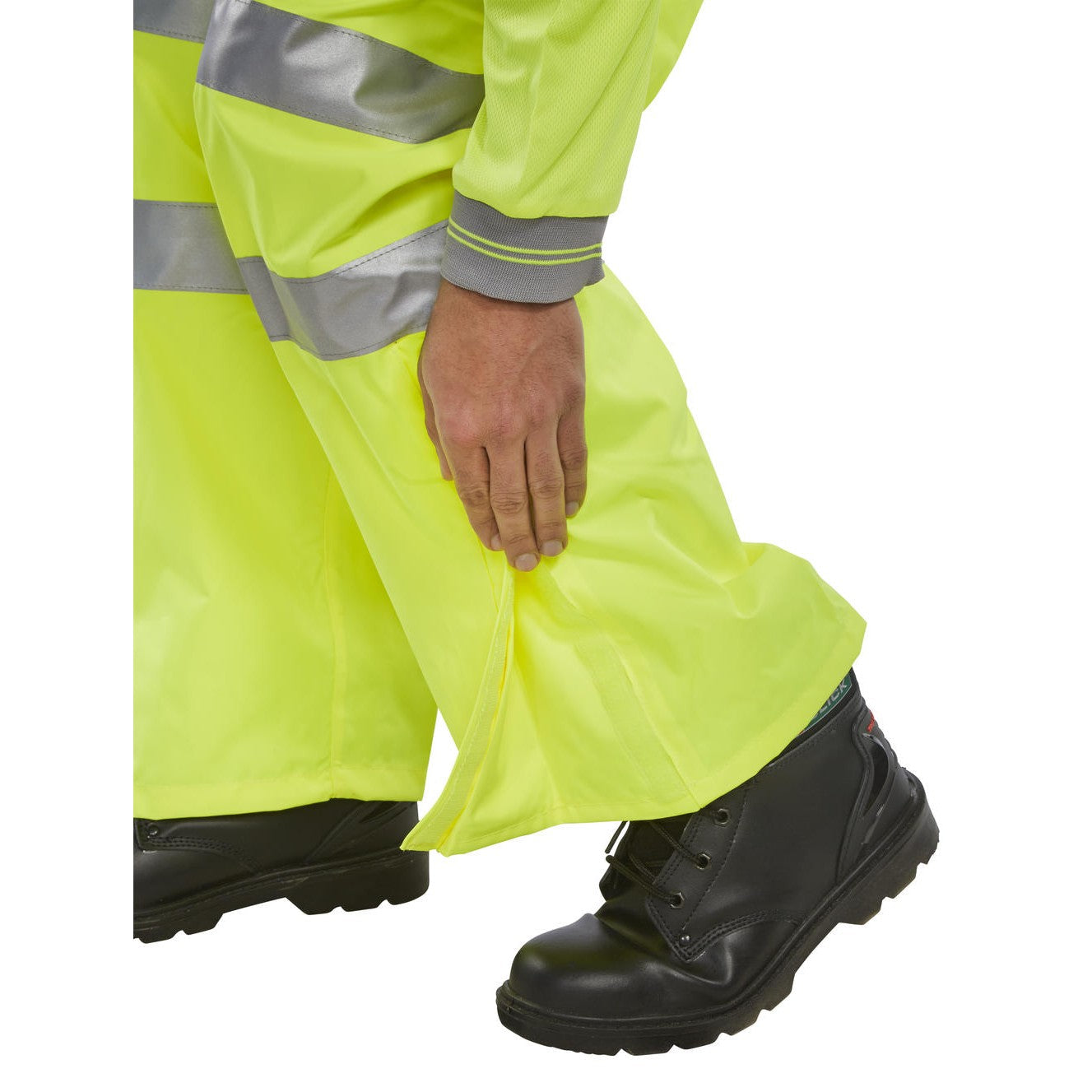 Beeswift Bseen Birkdale Trousers ISO20471 Elasticated Waist Reflective Safety