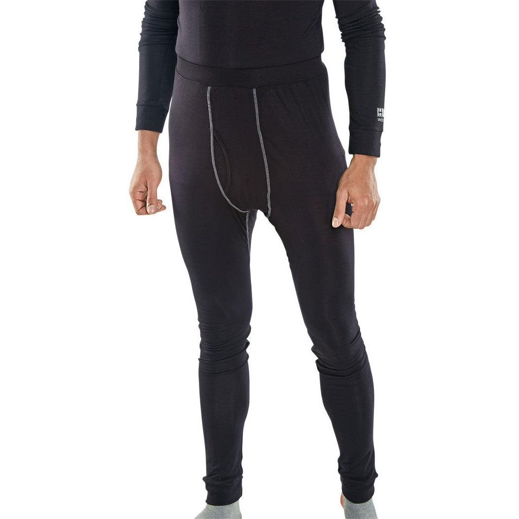 Beeswift Base Layer Long John 98% Polyester Comfortable Crew Neck Ribbed Cuffs