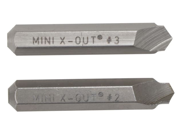 BOA Mini X-Out Screw Extractors for Wood Screws Sizes 6-10, High Quality