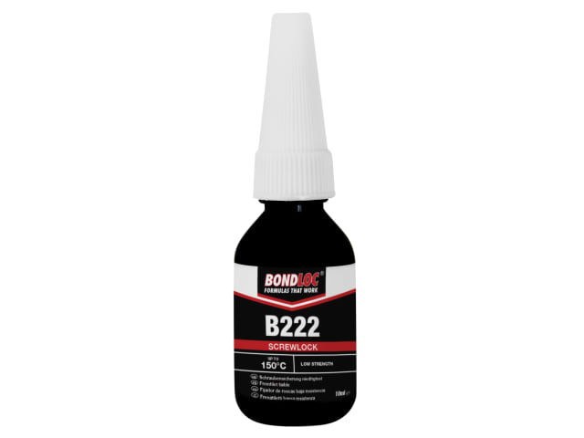 Bondloc B222 Low Strength Threadlocker 10ml Anaerobic Screwlock Purple